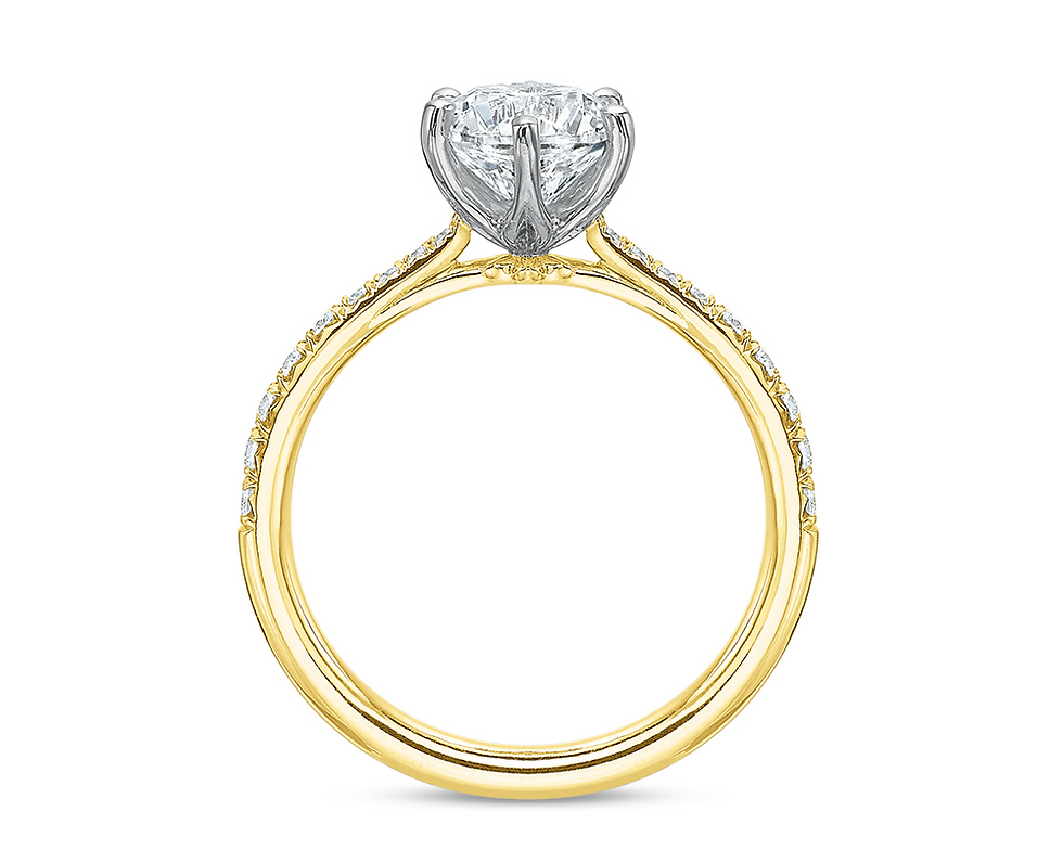 Thumbnail: Desiree Diamond Six Prong Engagement Ring