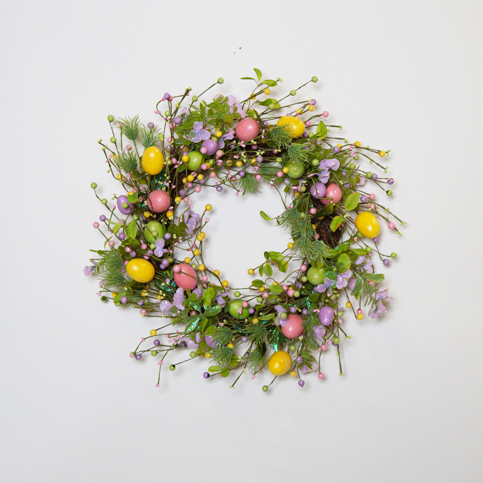 Easter Wreath With Eggs  22"
