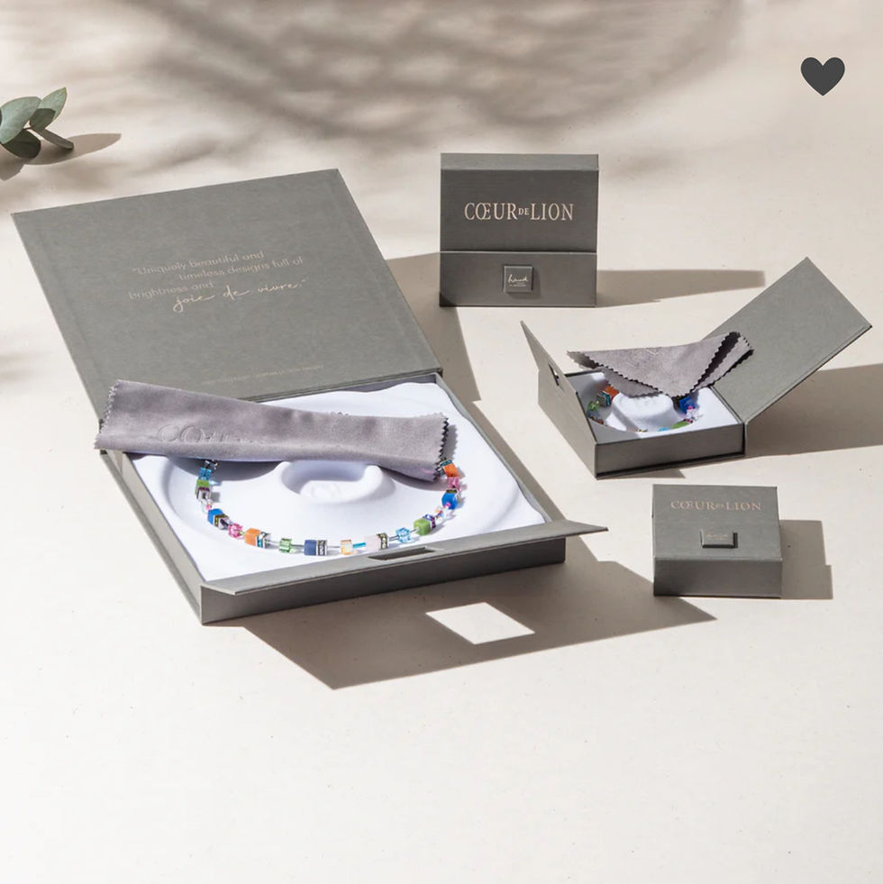 Thumbnail: Coeur de Lion GeoCUBE Precious Blue Bracelet