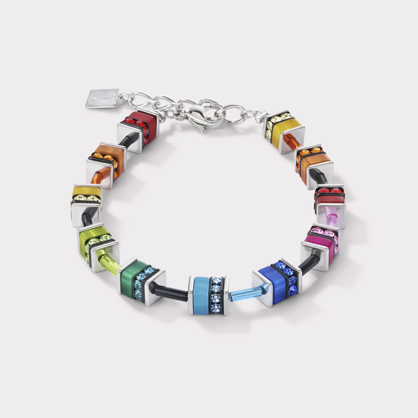 Coeur de Lion GeoCUBE Polaris & Rhinestone Bracelet