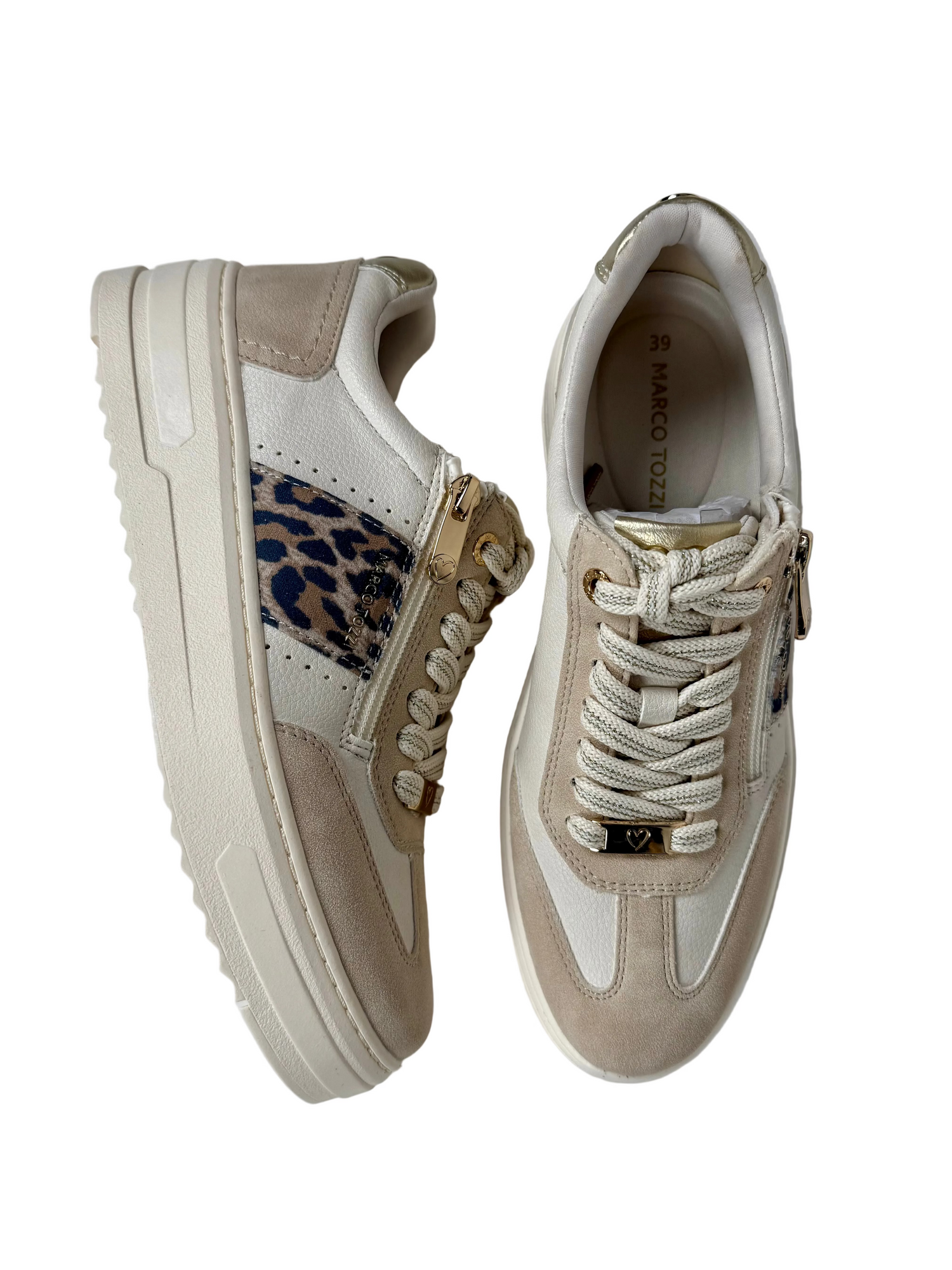 Marco Tozzi Beige Trainer