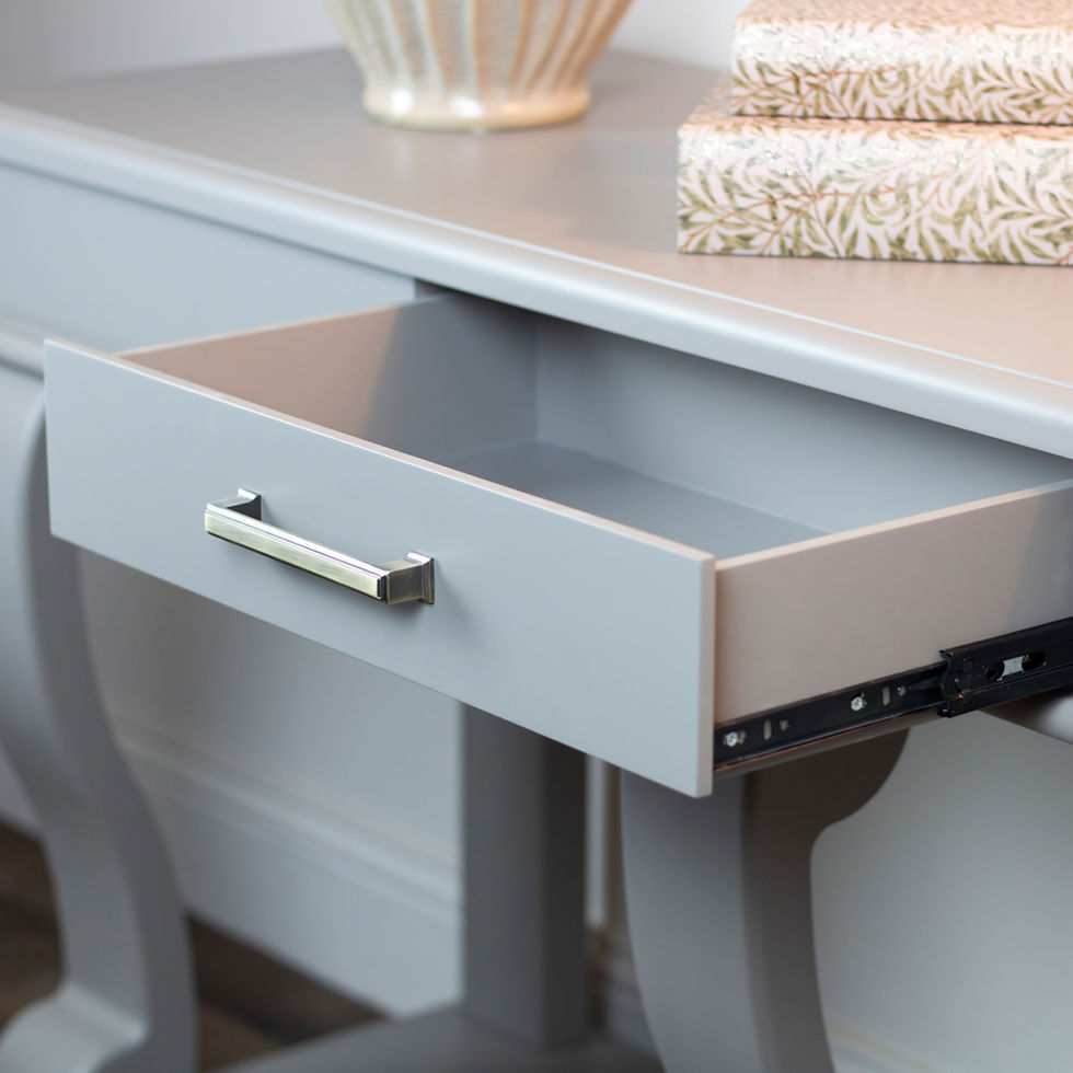 Thumbnail: Scroll Console With Drawer 150cm Mink