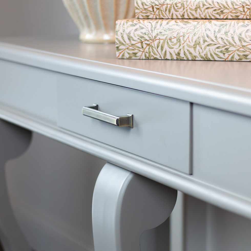Thumbnail: Scroll Console With Drawer 150cm Mink