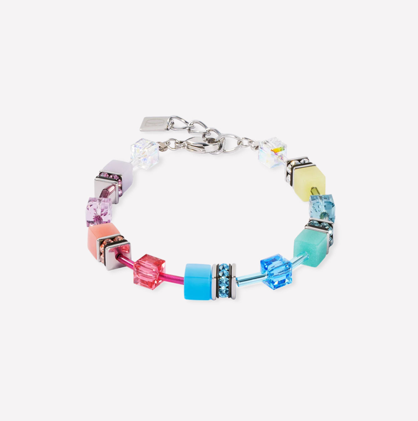 Coeur de Lion GeoCUBE Magic Silver Bracelet