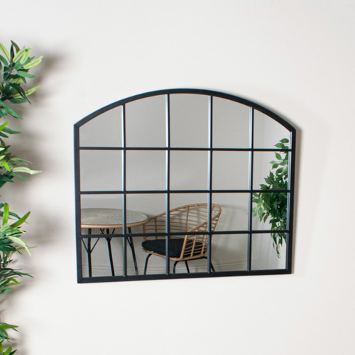 Indoor/outdoor Window Mirror Black 76 X 90cm McGreals Edenderry