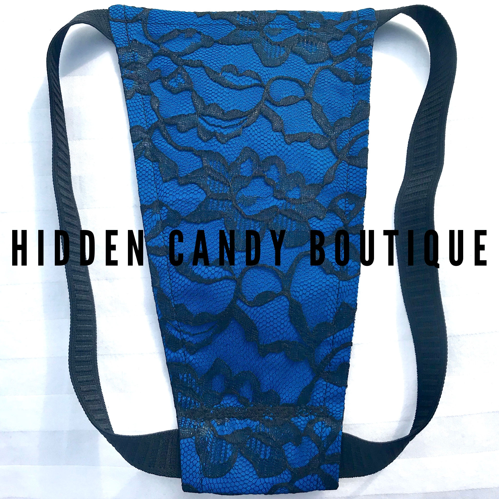 Royal Blue Tucking Gaff w/ Lace Overlay