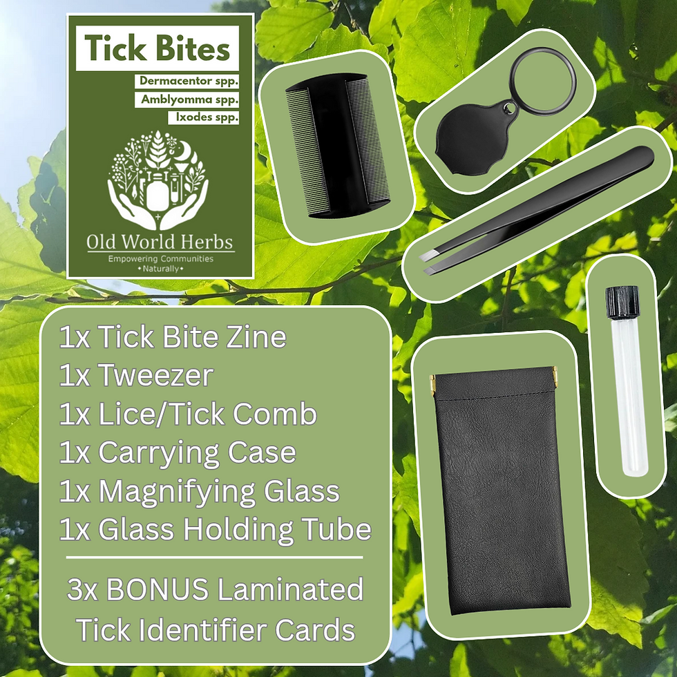 Tick Removal Kit +Zine