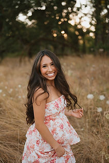 Senior smiling for the Camera at her Oregon Senior Session