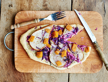 Selbstgemachte Pizza