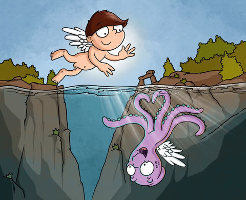 Angel and Octopus