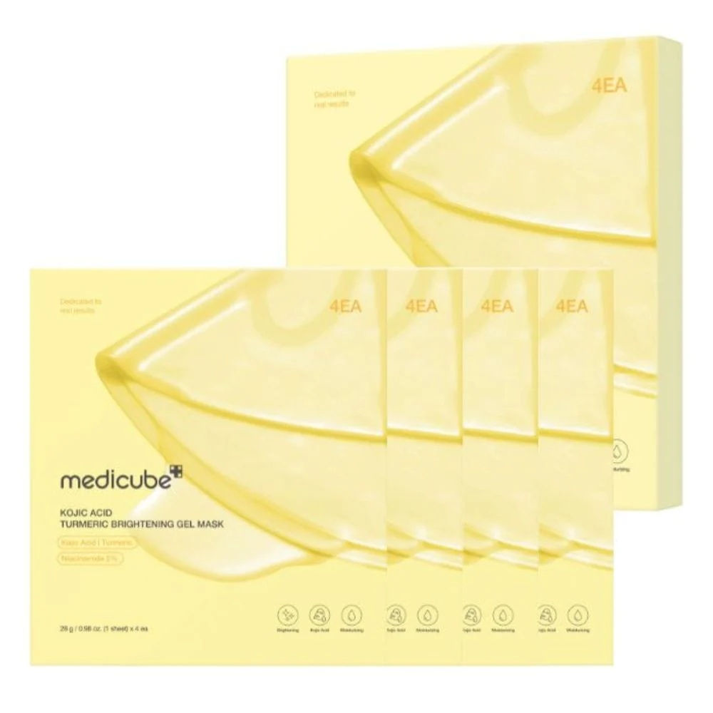Medicube - Kojic Acid Turmeric Brightening Gel Mask (4un)