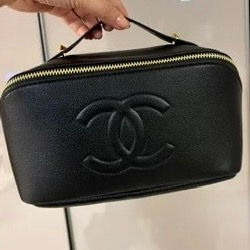 Thumbnail: Black Leather Vanity Case (PRE ORDER 9-18days)
