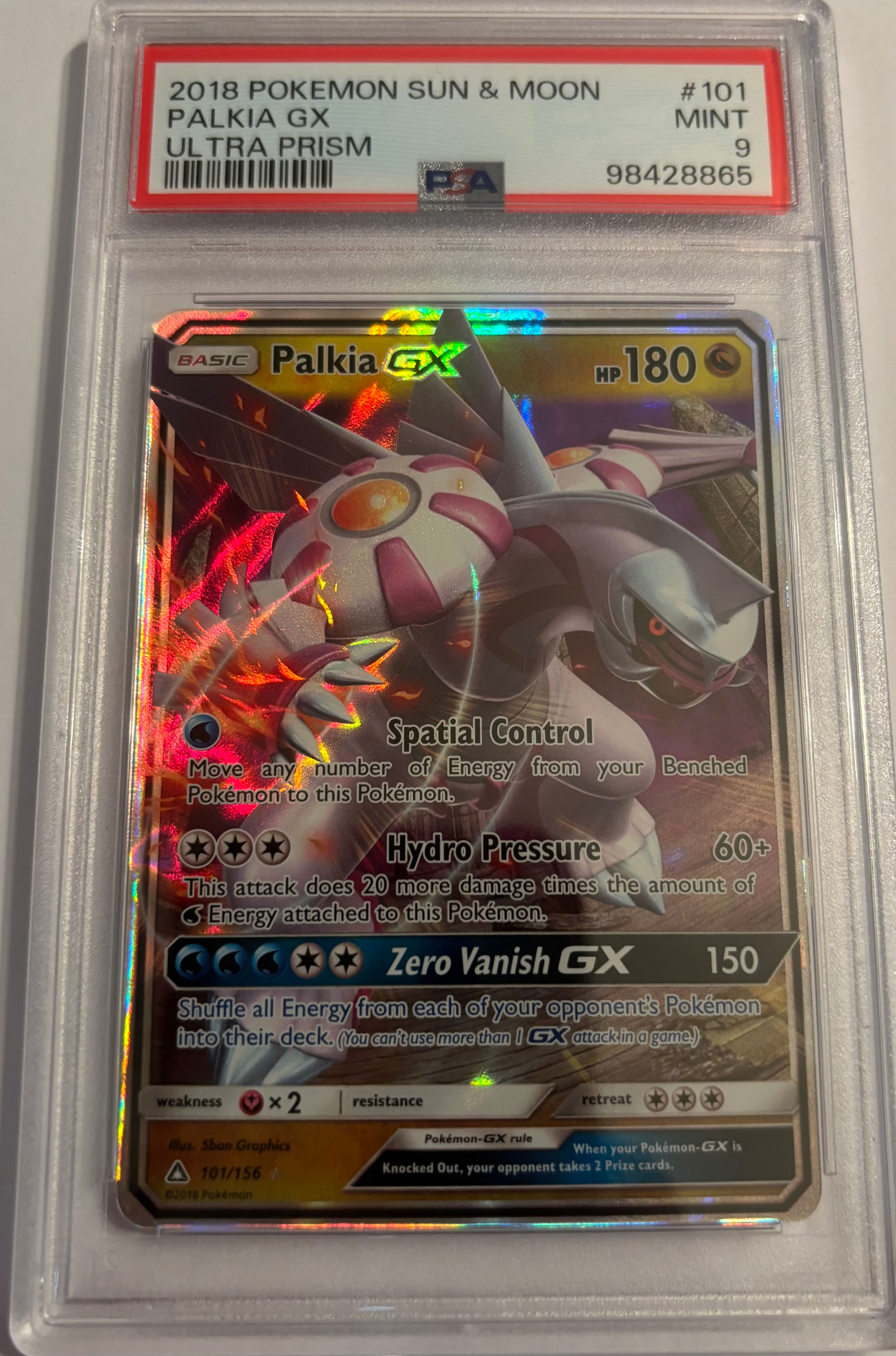 2018 Palkia GX #101 (PSA 9)