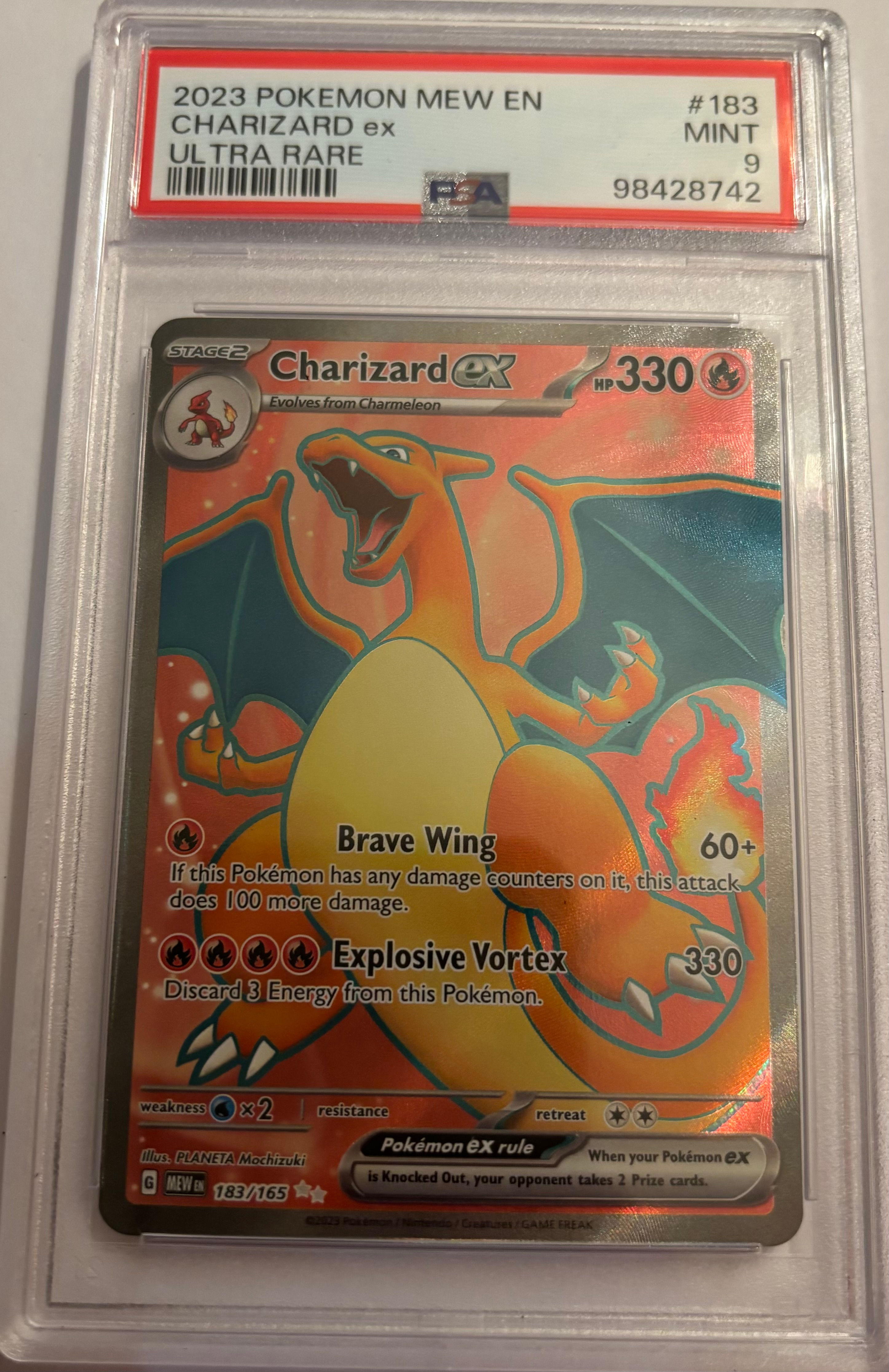 2023 Charizard EX #183 (PSA 9)