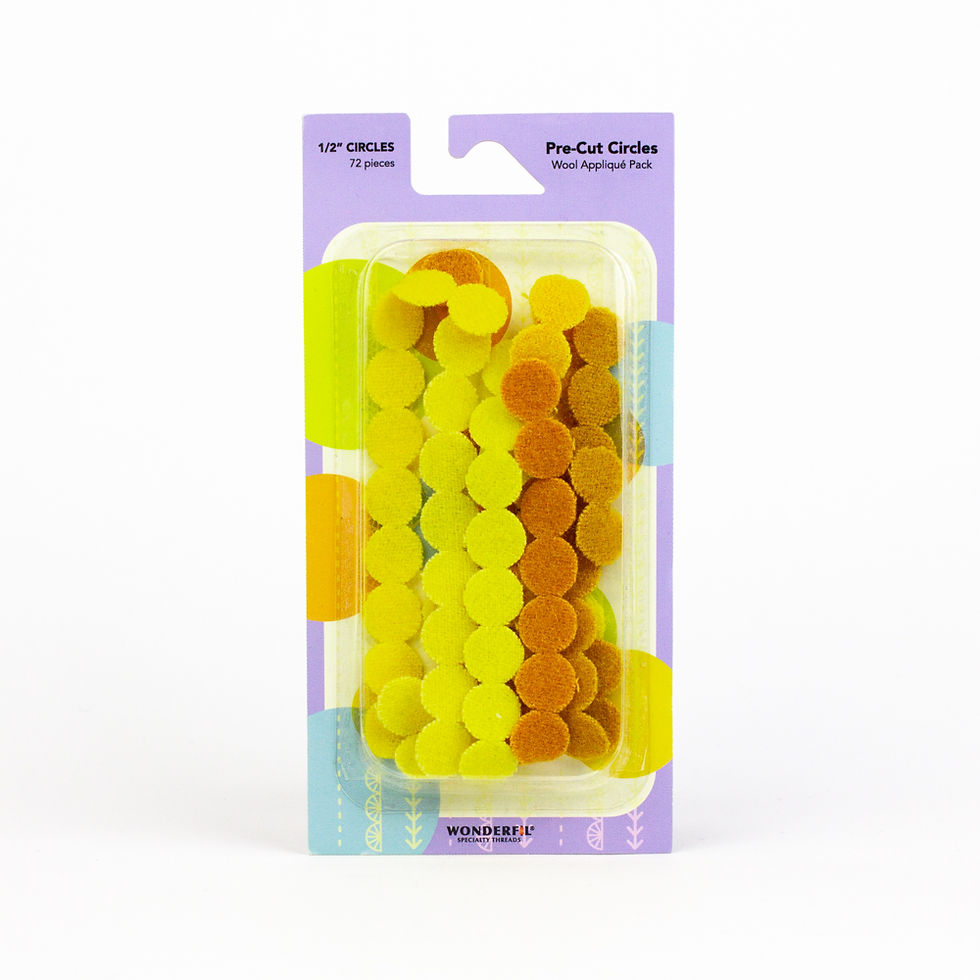 Thumbnail: 1/2" Pre-Cut Merino Wool Circles