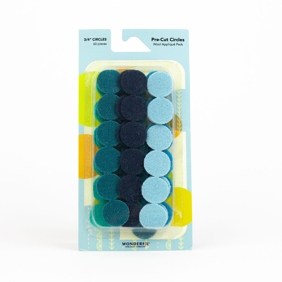 Thumbnail: 3/4" Pre-Cut Merino Wool Circles