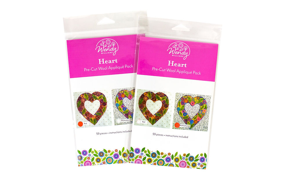 Thumbnail: Heart - Wendy Williams Merino Wool Pre-cuts