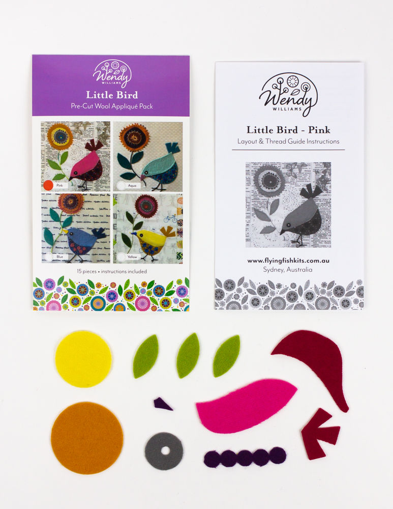 Thumbnail: Little Bird - Wendy Williams Merino Wool Pre-cuts
