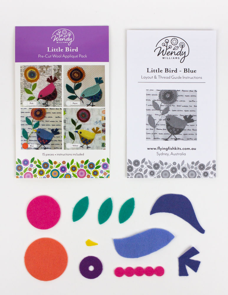 Thumbnail: Little Bird - Wendy Williams Merino Wool Pre-cuts
