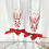 Thumbnail: Sparkling Wine Flutes Scandinavian Love Bird Design (Set of 2)