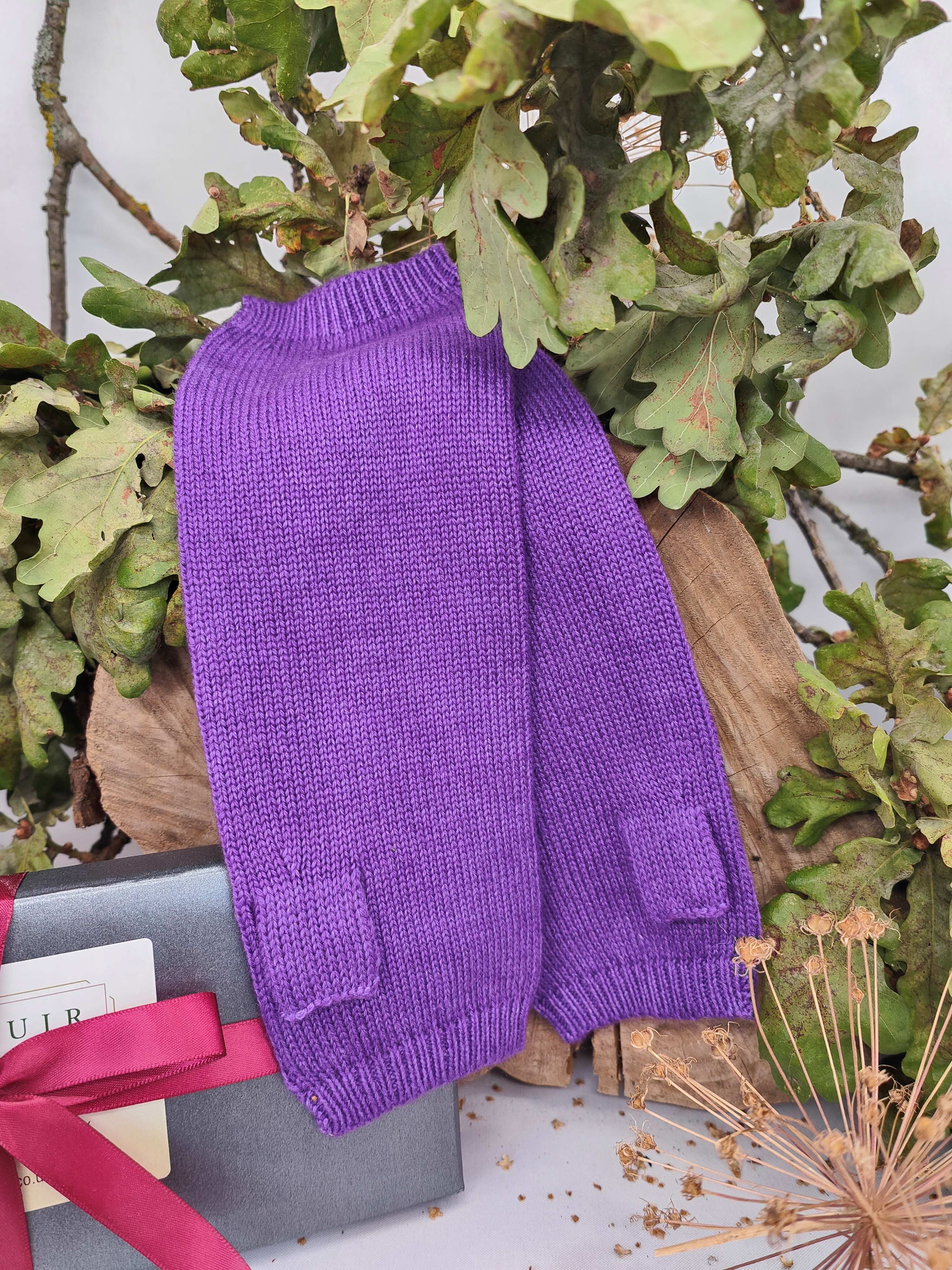 Gloves Fingerless - Violet