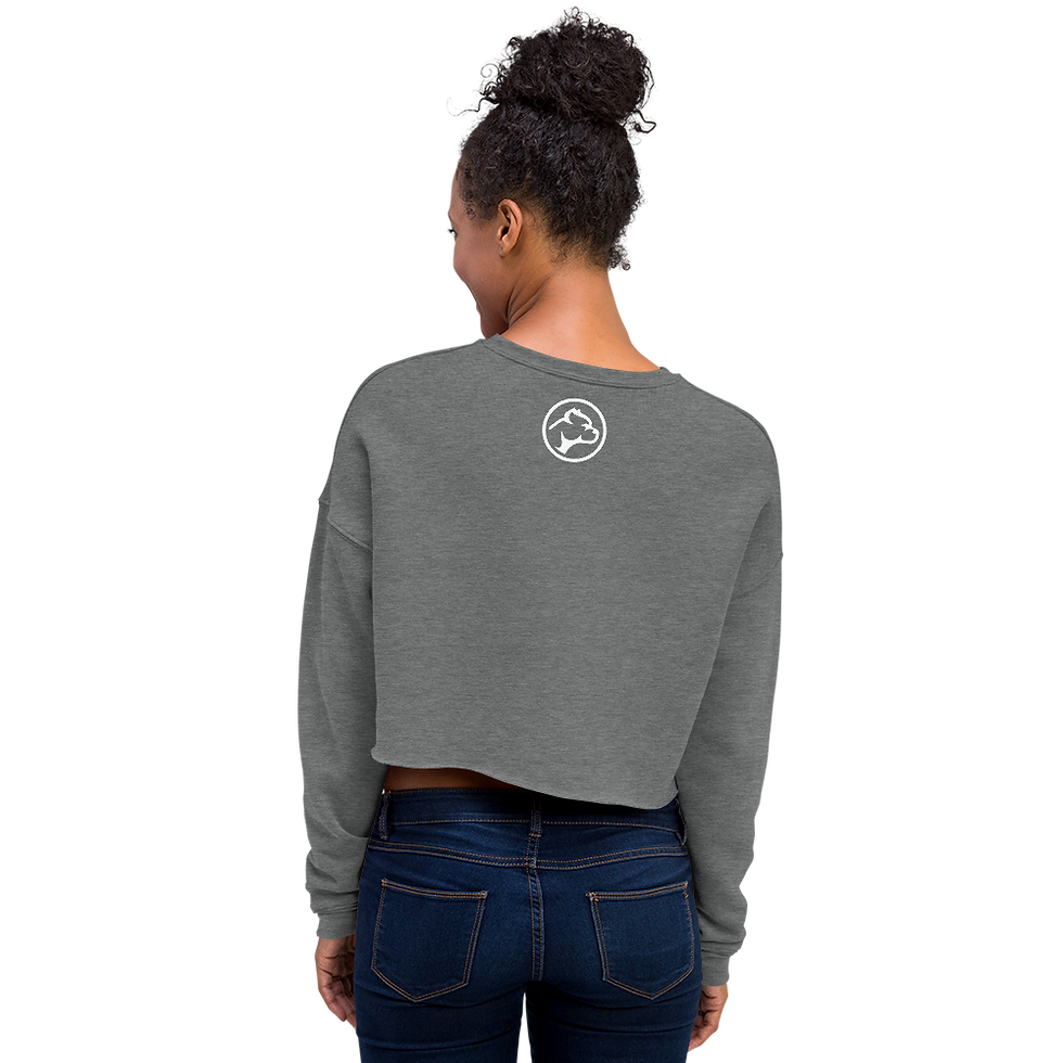 Thumbnail: Bully Heart Women's Crop Sweatshirt