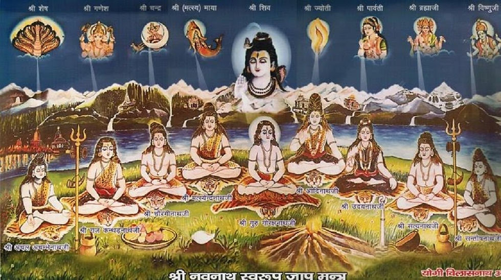 Rajnath Ji with his guru