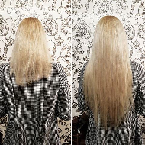 Prodlužovaní vlasů nanoring a keratin