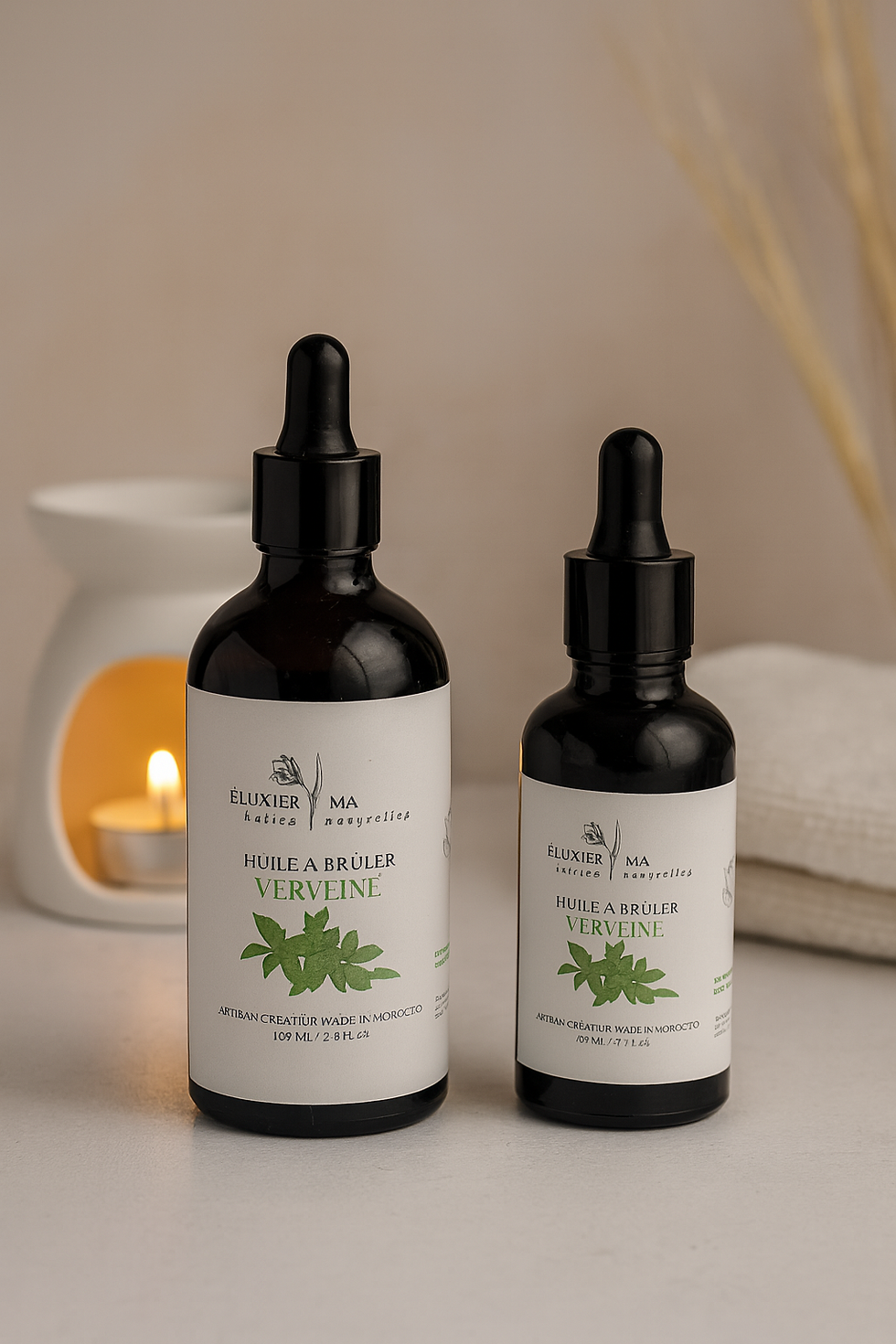 Huile à brûler – Verveine