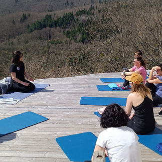 Activité Shiatsu sur la terrasse