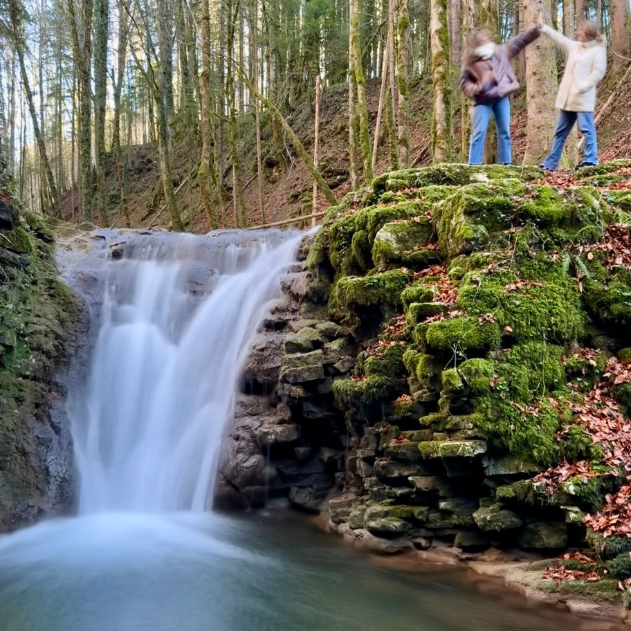 Cascade d'eau froide dans le Vercors