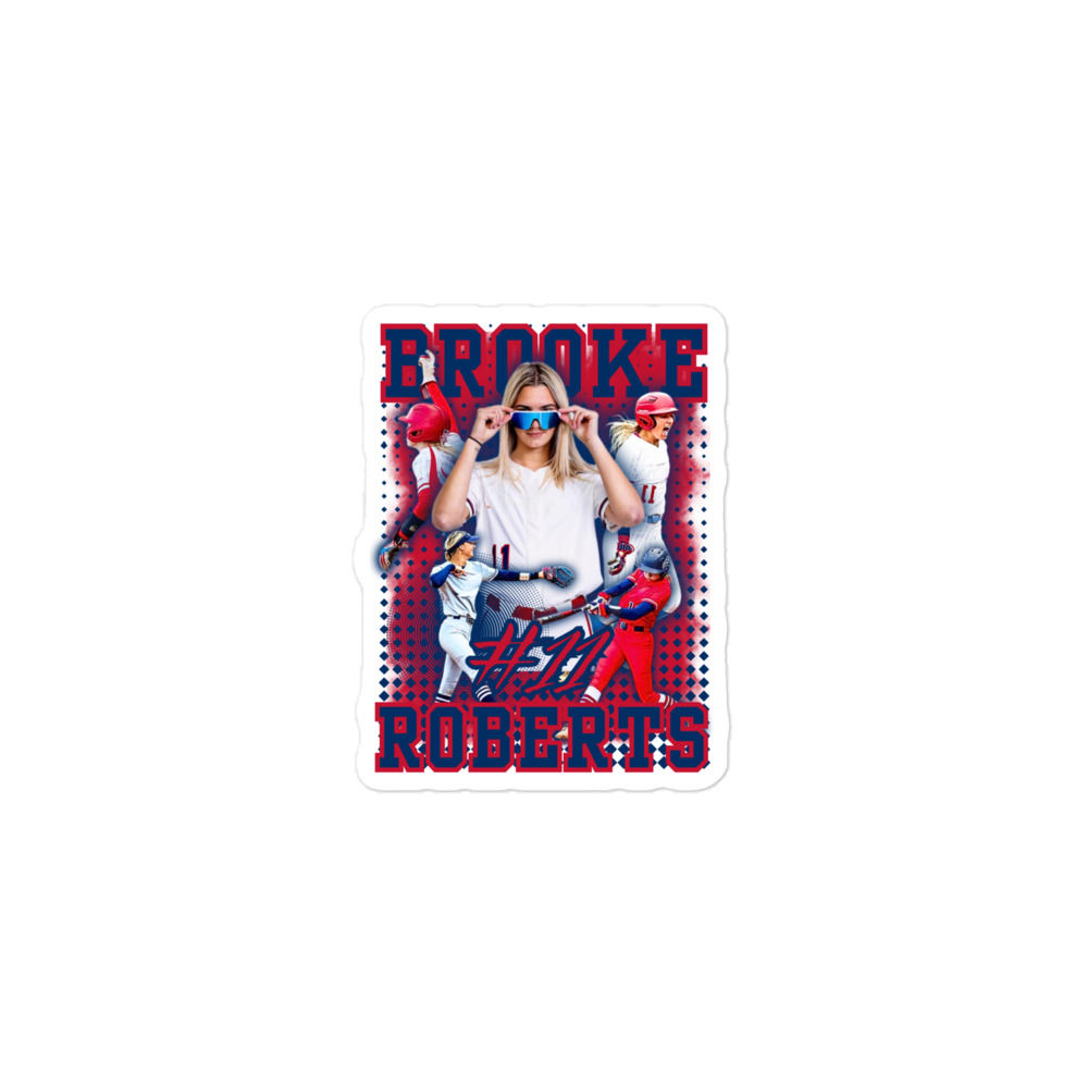 Brooke Roberts Vintage Bubble-free Sticker