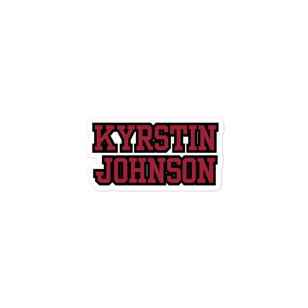 Kyrstin Johnson 2025 Bubble-free Sticker