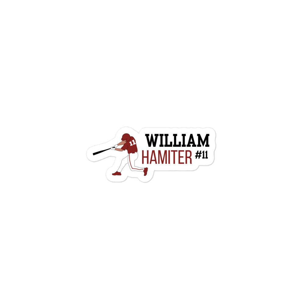 William Hamiter Bubble-free Sticker