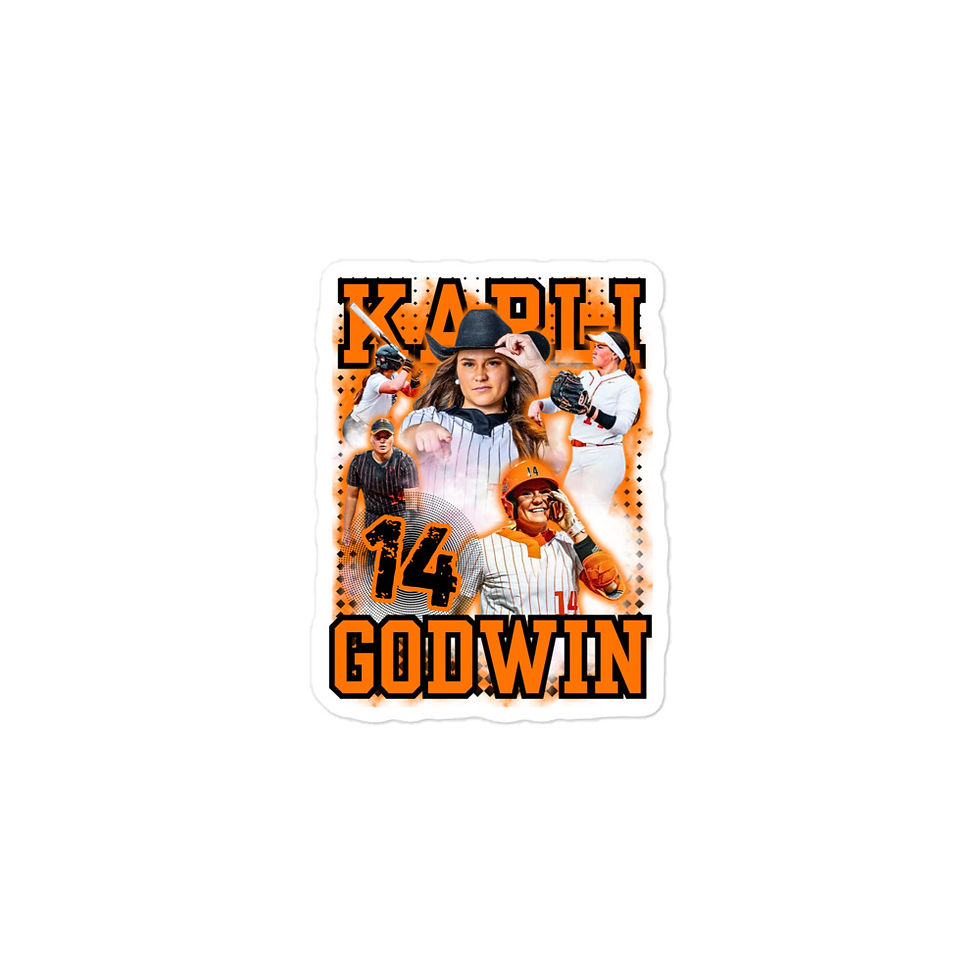 Thumbnail: Karli Godwin Vintage Bubble-free Sticker