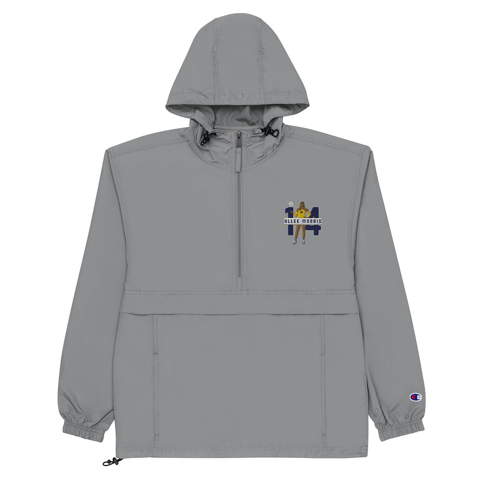 Thumbnail: Allee Morris Embroidered Champion Packable Jacket