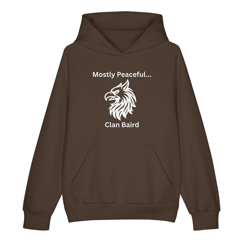 Thumbnail: Mostly Peaceful | Clan Baird Hoodie (Heavyweight)