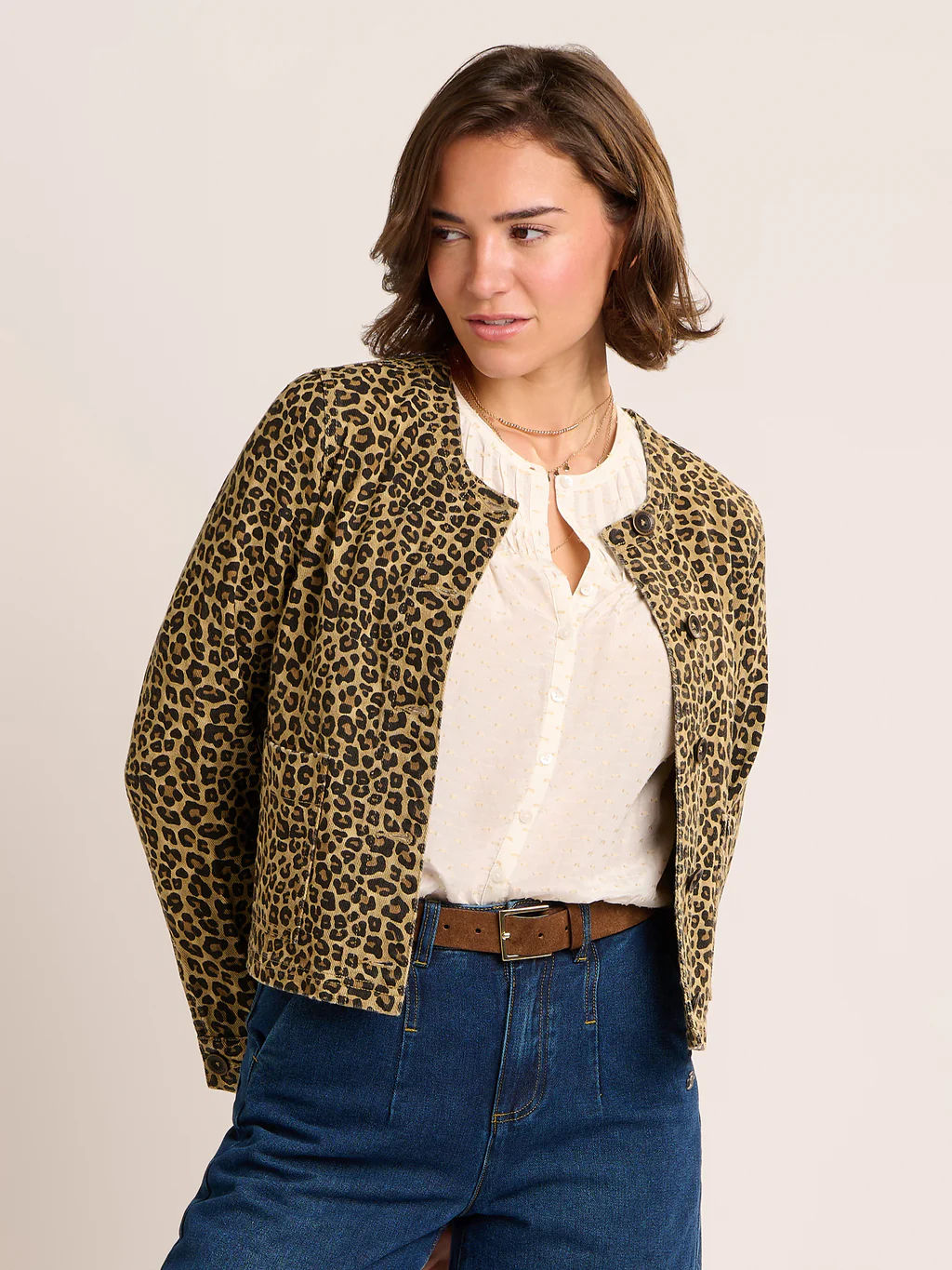 Veronica Leopard Jacket