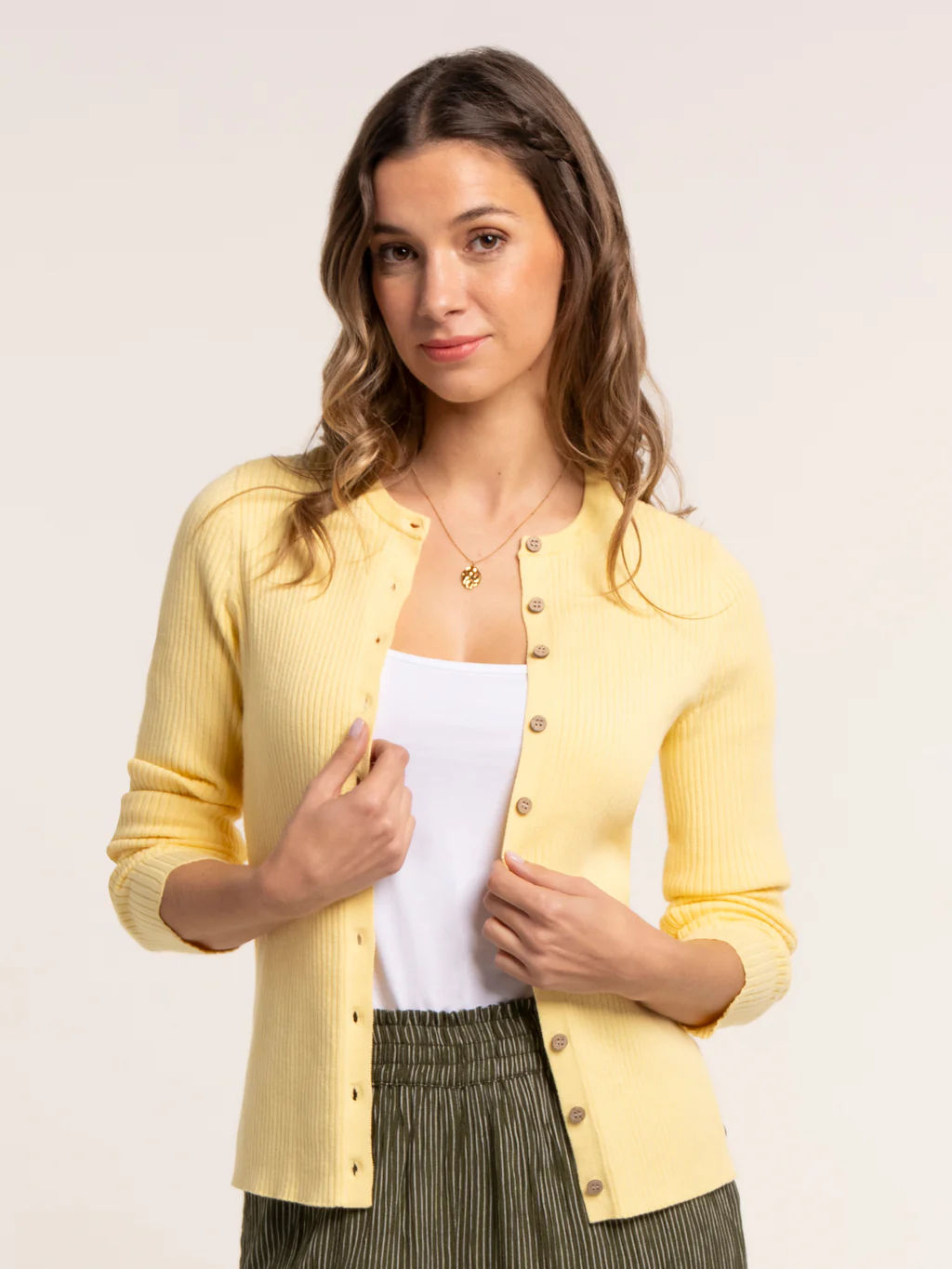 Rayna Yellow Cardigan 