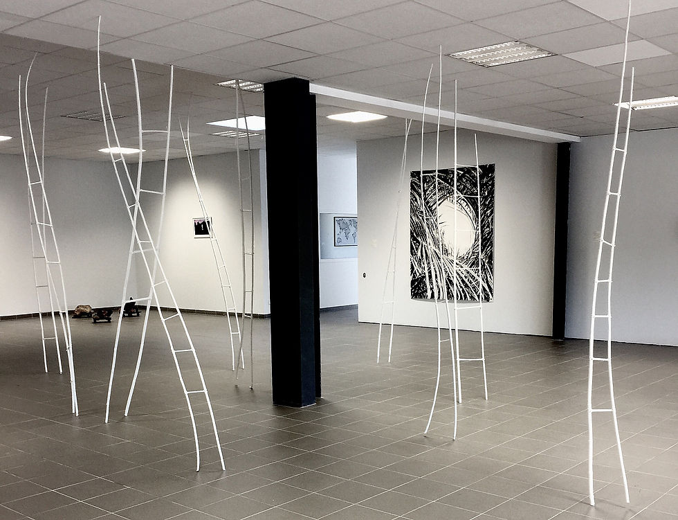 Vue de l'exposition Places, M.I.N Avignon