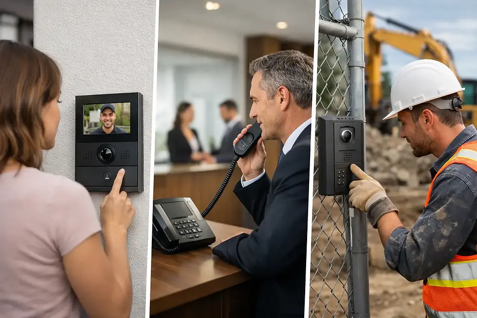Intercoms for Homes, Businesses and Sites