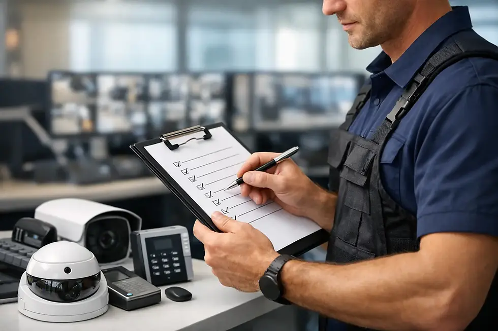 Commercial Security Installation Checklist