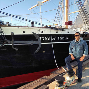 Visitando el famoso barco Star of India