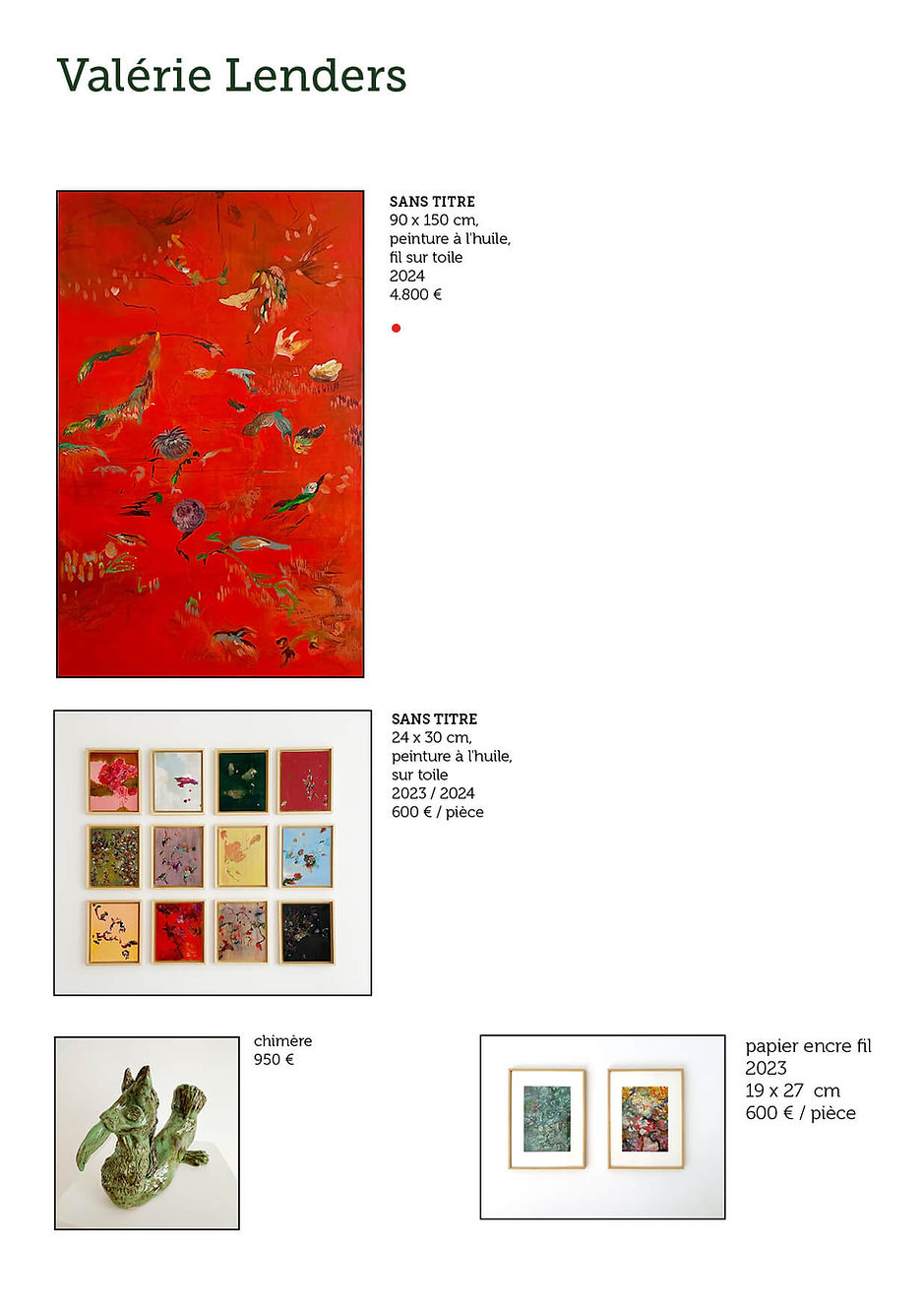 Valerie Lenders peinture 