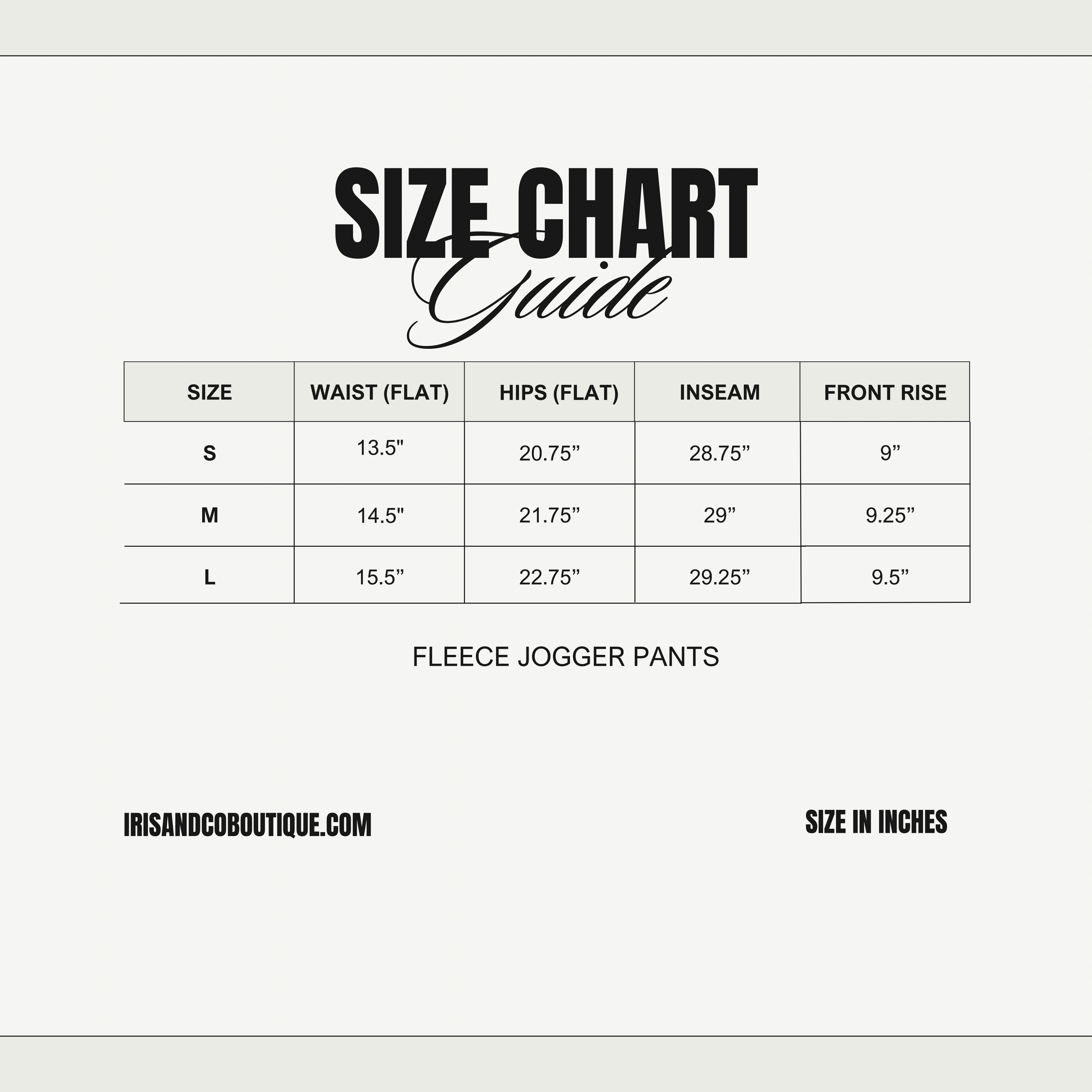 Fleece Jogger Sweatpants