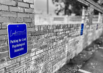 Lind Psychological Parking Signs