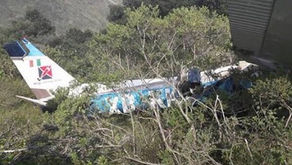 Se desploma avioneta en Guachochi; 2 heridos