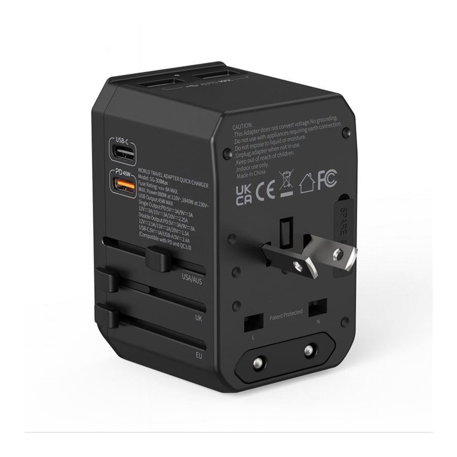 Thumbnail: SmartGo 308MAX Universal Quick Charger (2C PD + 2A USB)