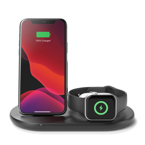 スマホアクセサリー BELKIN 3-in-1 Wireless Charger Amazon.com: Belkin 3-in-1 MagSafe-Compatible Wireless