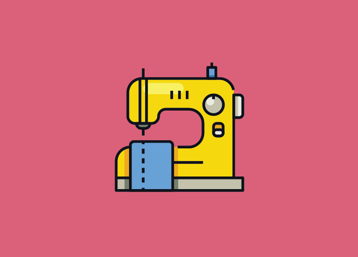 Sewing machine icon